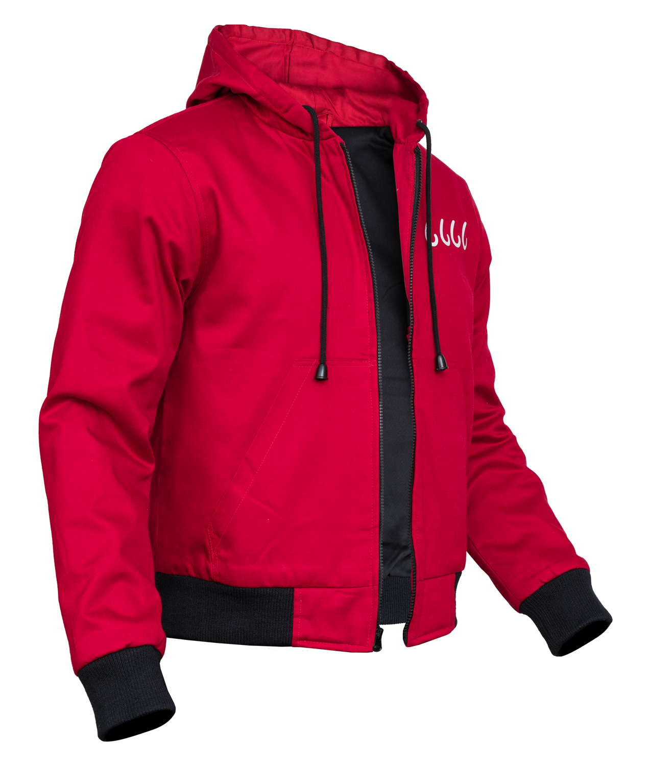 6666-Red-Cotton-Hooded-Jacket-For-Men's_4 6666 Red Cotton Hooded Jacket For Men's 4